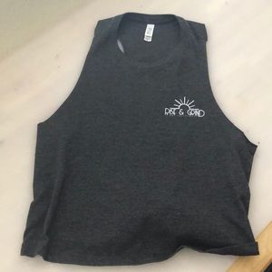 Dark gray tank from Bella Canvas & Rox Volleyball